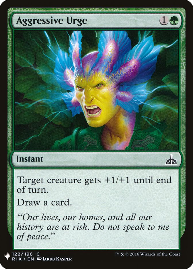 Aggressive Urge [Mystery Booster] | L.A. Mood Comics and Games