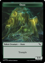 Ooze // A Mysterious Creature Double-Sided Token [Murders at Karlov Manor Tokens] | L.A. Mood Comics and Games