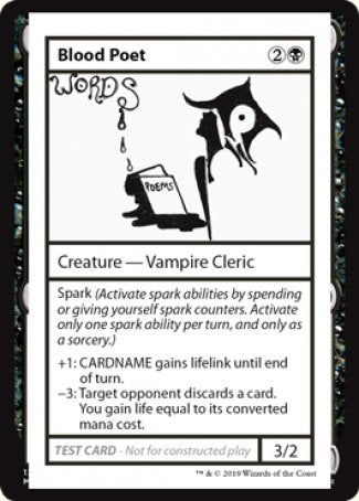 Blood Poet (2021 Edition) [Mystery Booster Playtest Cards] | L.A. Mood Comics and Games
