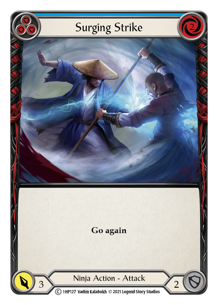 Surging Strike (Blue) [1HP127] (History Pack 1) | L.A. Mood Comics and Games
