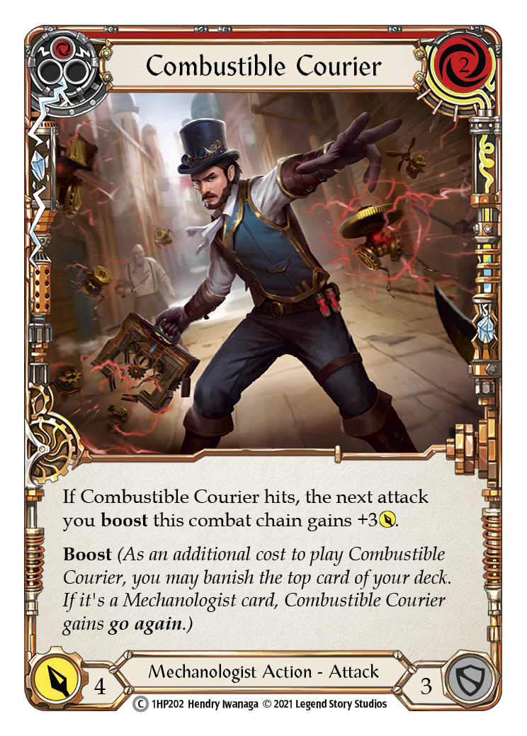 Combustible Courier (Red) [1HP202] (History Pack 1) | L.A. Mood Comics and Games