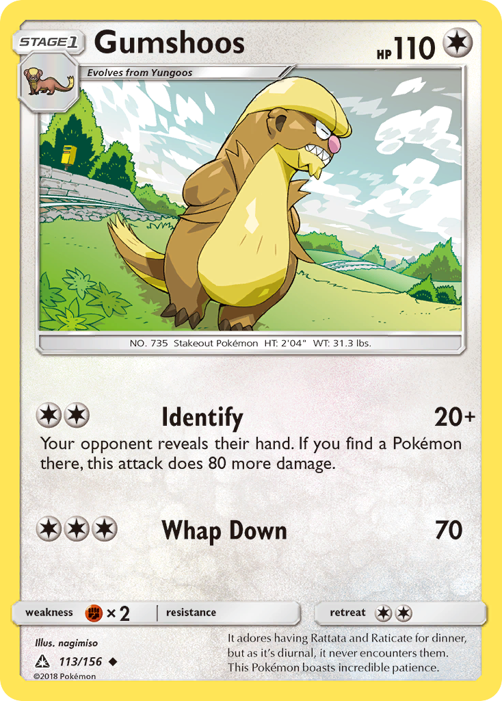 Gumshoos (113/156) [Sun & Moon: Ultra Prism] | L.A. Mood Comics and Games