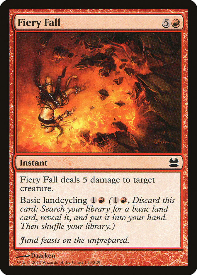 Fiery Fall [Modern Masters] | L.A. Mood Comics and Games