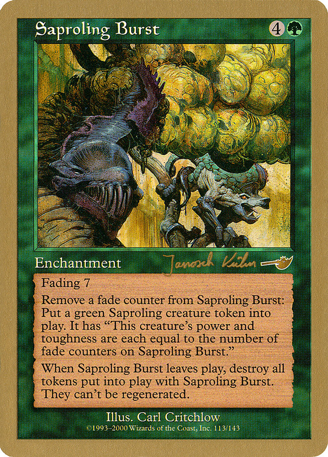 Saproling Burst (Janosch Kuhn) [World Championship Decks 2000] | L.A. Mood Comics and Games