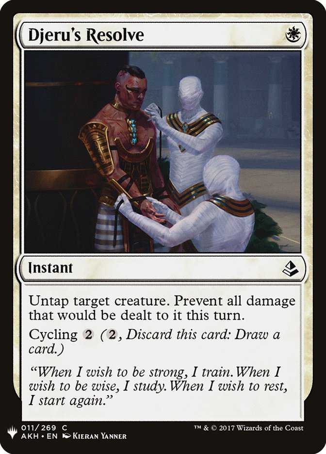 Djeru's Resolve [Mystery Booster] | L.A. Mood Comics and Games