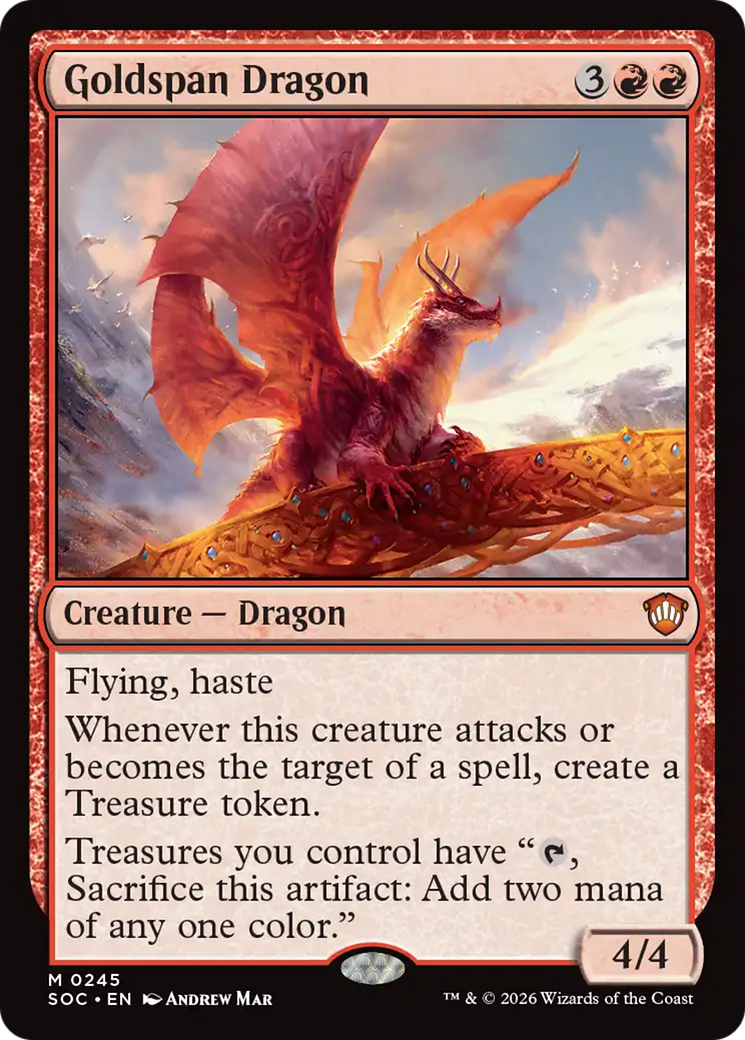 Goldspan Dragon [Secrets of Strixhaven Commander] | L.A. Mood Comics and Games