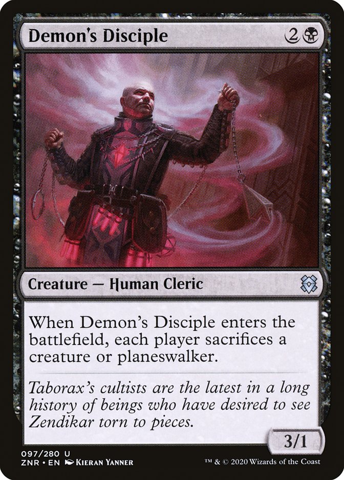 Demon's Disciple [Zendikar Rising] | L.A. Mood Comics and Games