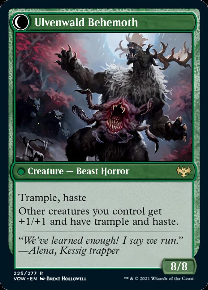 Ulvenwald Oddity // Ulvenwald Behemoth [Innistrad: Crimson Vow] | L.A. Mood Comics and Games