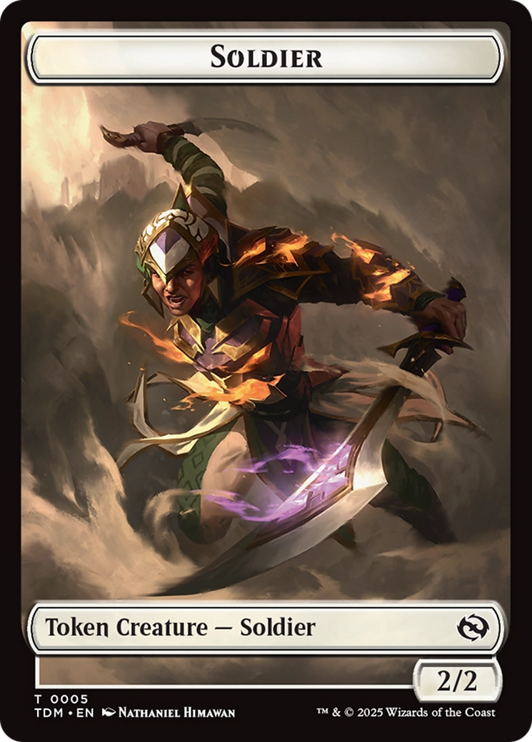 Goblin // Solider (0004) Double-Sided Token [Tarkir: Dragonstorm Commander Tokens] | L.A. Mood Comics and Games