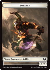 Goblin // Solider (0004) Double-Sided Token [Tarkir: Dragonstorm Commander Tokens] | L.A. Mood Comics and Games