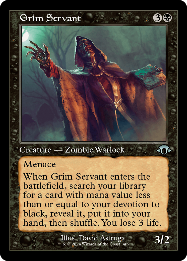 Grim Servant (Retro) [Modern Horizons 3] | L.A. Mood Comics and Games