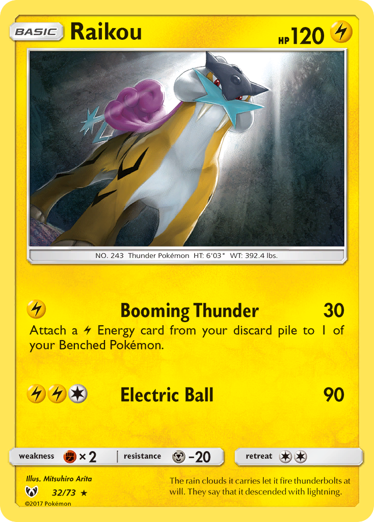 Raikou (32/73) [Sun & Moon: Shining Legends] | L.A. Mood Comics and Games
