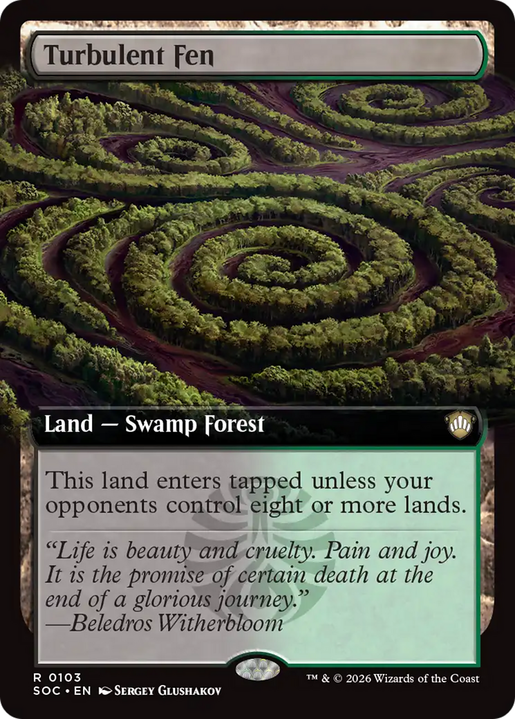 Turbulent Fen (Extended Art) [Secrets of Strixhaven Commander] | L.A. Mood Comics and Games