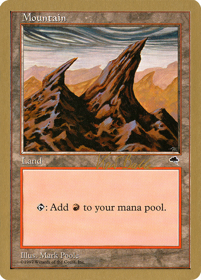 Mountain (kb344) (Kai Budde) [World Championship Decks 1999] | L.A. Mood Comics and Games