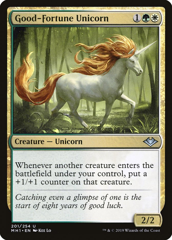 Good-Fortune Unicorn [Modern Horizons] | L.A. Mood Comics and Games