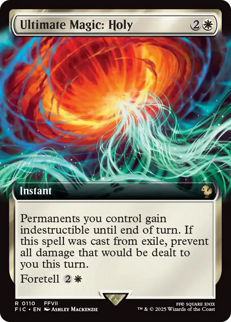 Ultimate Magic: Holy (Extended Art) [FINAL FANTASY Commander] | L.A. Mood Comics and Games