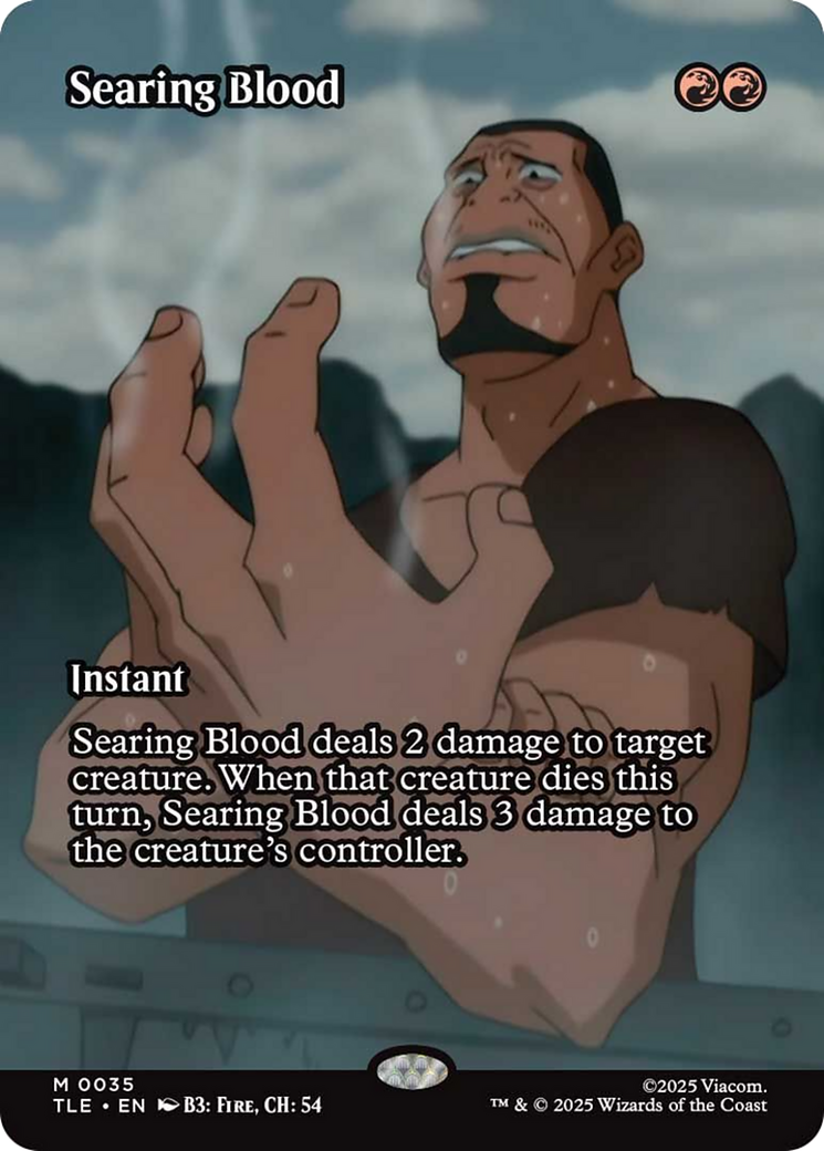 Searing Blood (Borderless) [Avatar: The Last Airbender: Eternal-Legal] | L.A. Mood Comics and Games