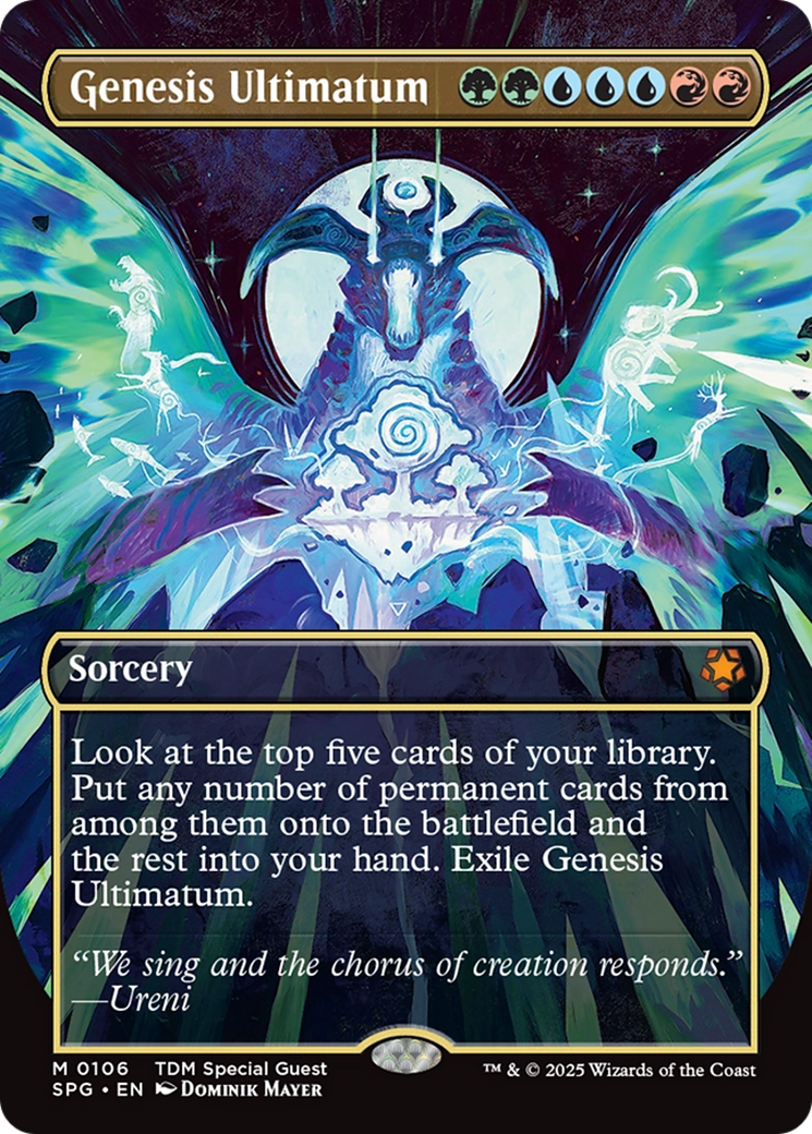 Genesis Ultimatum (Borderless) [Tarkir: Dragonstorm Special Guests] | L.A. Mood Comics and Games