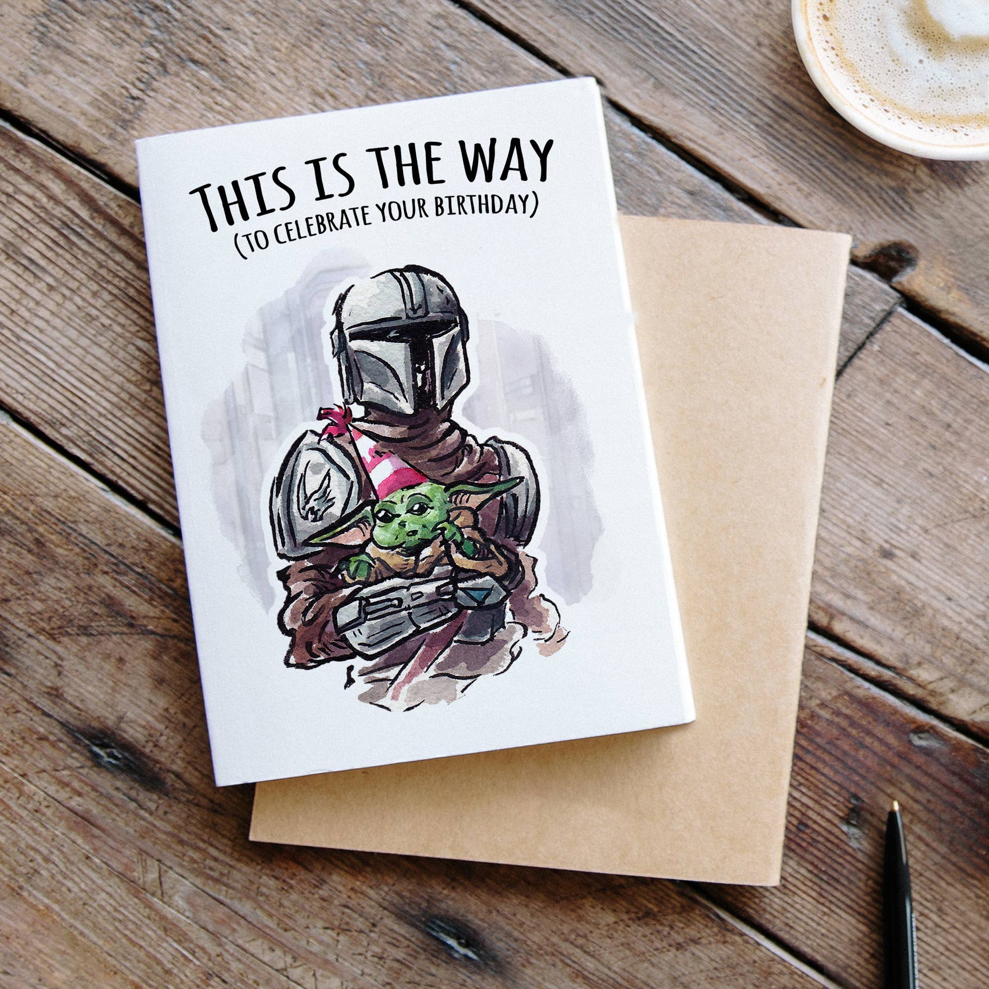 "This is the Way" - Galactic Warrior Space Saga Birthday Car | L.A. Mood Comics and Games