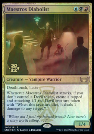 Maestros Diabolist [Streets of New Capenna Prerelease Promos] | L.A. Mood Comics and Games