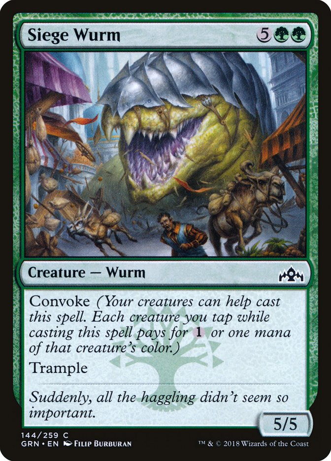 Siege Wurm [Guilds of Ravnica] | L.A. Mood Comics and Games