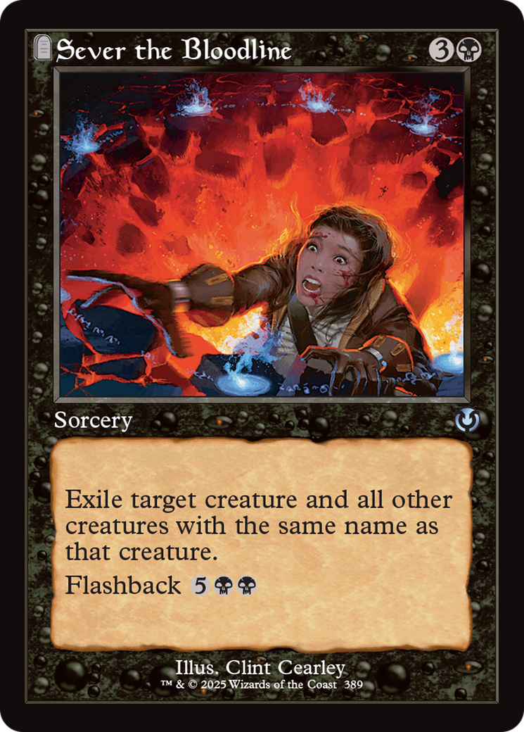 Sever the Bloodline (Retro Frame) [Innistrad Remastered] | L.A. Mood Comics and Games