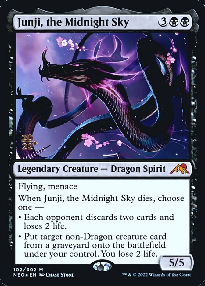 Junji, the Midnight Sky [Kamigawa: Neon Dynasty Prerelease Promos] | L.A. Mood Comics and Games