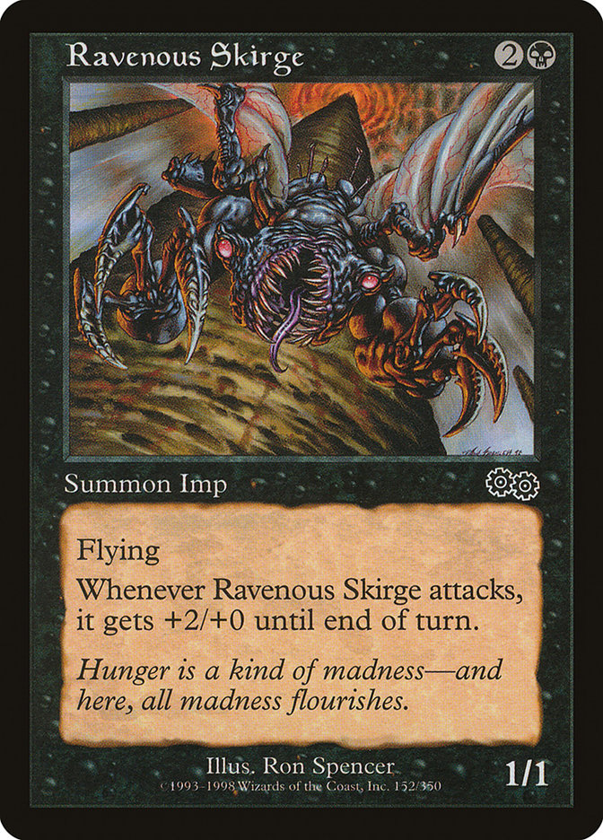 Ravenous Skirge [Urza's Saga] | L.A. Mood Comics and Games