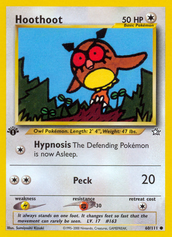 Hoothoot (60/111) [Neo Genesis 1st Edition] | L.A. Mood Comics and Games