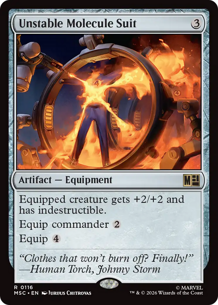 Unstable Molecule Suit (Surge Foil) [Marvel Super Heroes Commander] | L.A. Mood Comics and Games