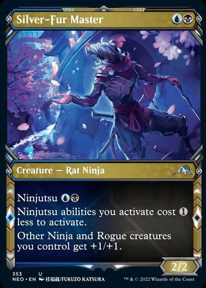Silver-Fur Master (Showcase Ninja) [Kamigawa: Neon Dynasty] | L.A. Mood Comics and Games