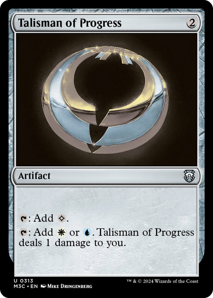 Talisman of Progress (Ripple Foil) [Modern Horizons 3 Commander] | L.A. Mood Comics and Games