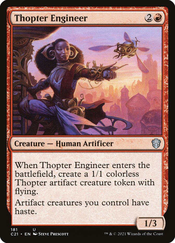 Thopter Engineer [Commander 2021] | L.A. Mood Comics and Games
