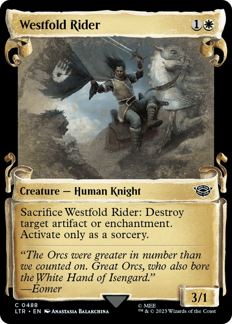 Westfold Rider [The Lord of the Rings: Tales of Middle-Earth Showcase Scrolls] | L.A. Mood Comics and Games