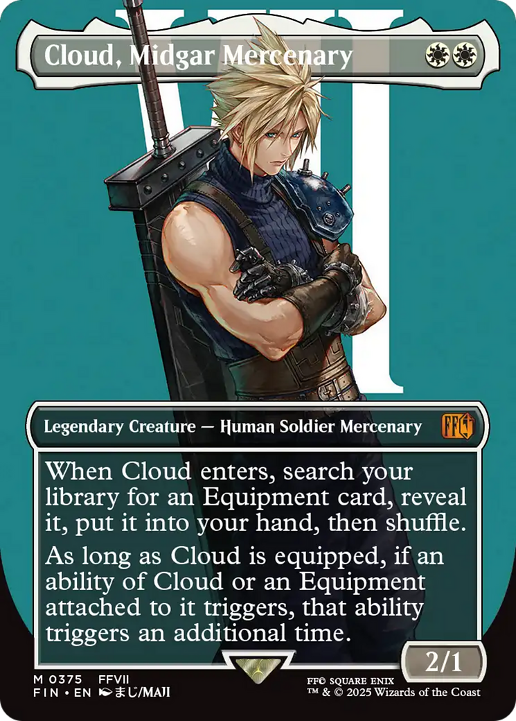 Cloud, Midgar Mercenary (Borderless) [FINAL FANTASY] | L.A. Mood Comics and Games