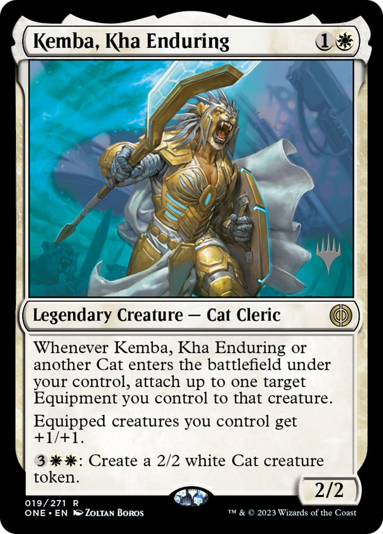 Kemba, Kha Enduring (Promo Pack) [Phyrexia: All Will Be One Promos] | L.A. Mood Comics and Games