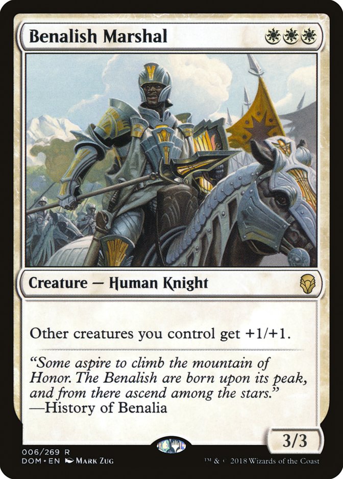 Benalish Marshal [Dominaria] | L.A. Mood Comics and Games