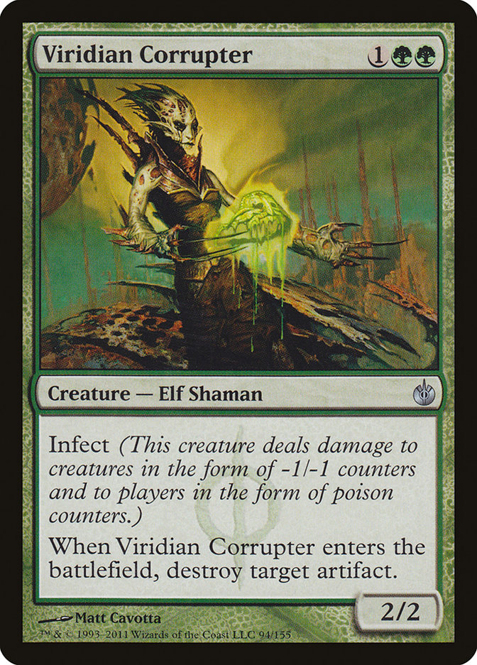Viridian Corrupter [Mirrodin Besieged] | L.A. Mood Comics and Games