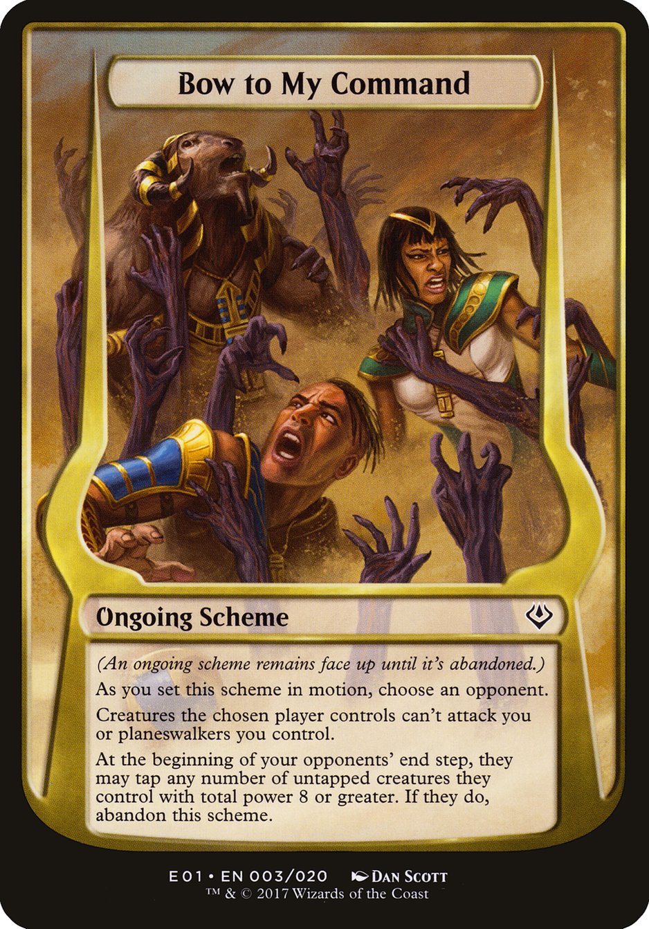 Bow to My Command (Schemes) [Archenemy: Nicol Bolas Schemes] | L.A. Mood Comics and Games