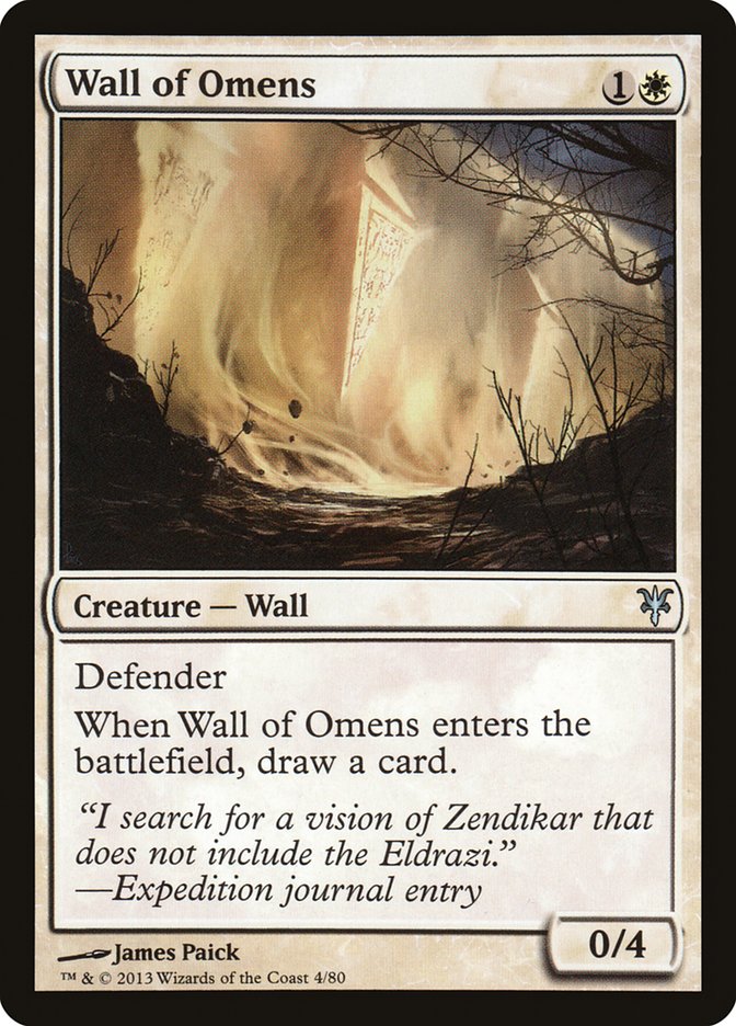Wall of Omens [Duel Decks: Sorin vs. Tibalt] | L.A. Mood Comics and Games