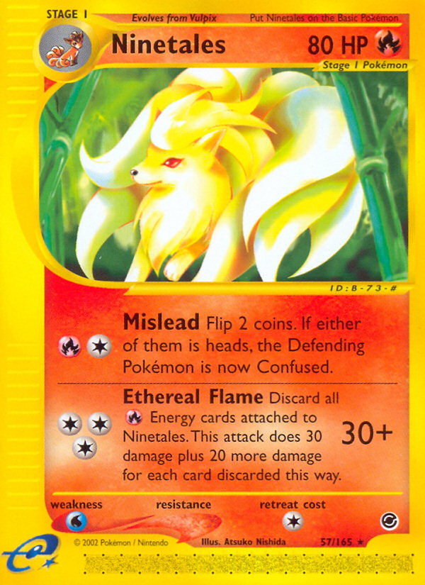 Ninetales (57/165) [Expedition: Base Set] | L.A. Mood Comics and Games