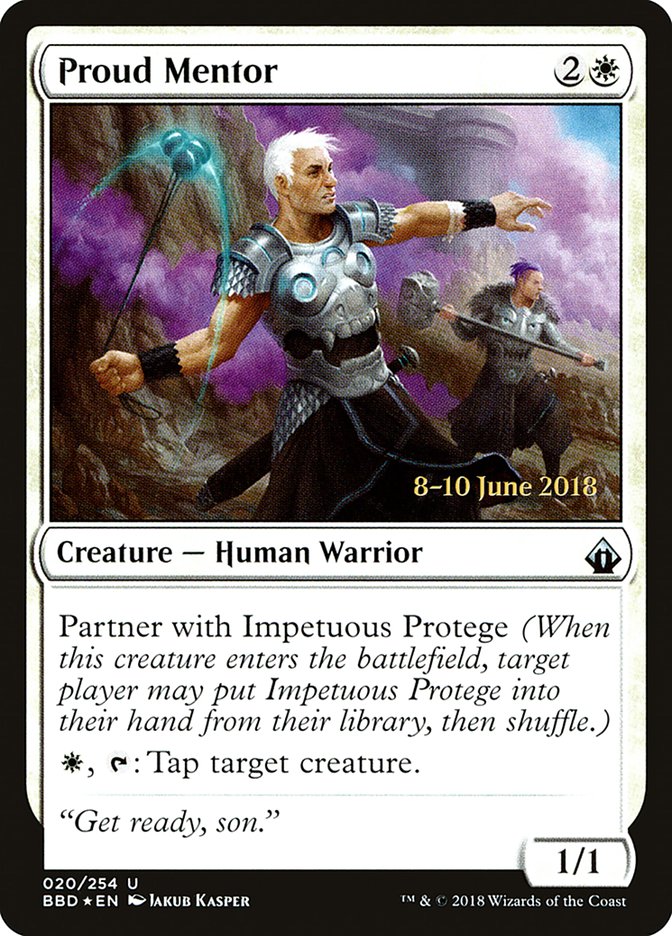 Proud Mentor [Battlebond Prerelease Promos] | L.A. Mood Comics and Games