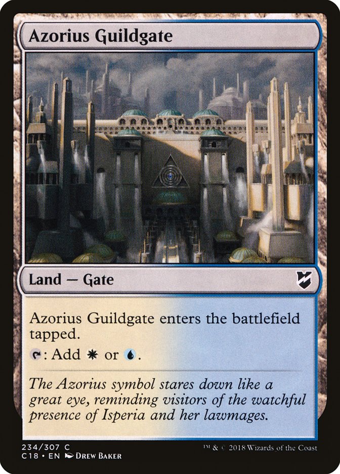 Azorius Guildgate [Commander 2018] | L.A. Mood Comics and Games