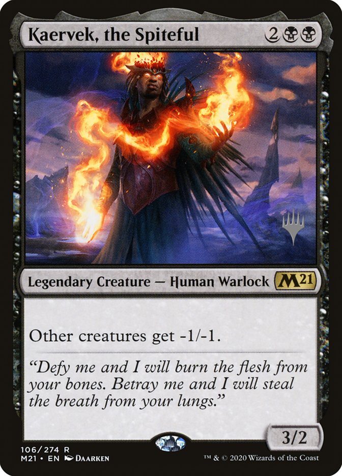 Kaervek, the Spiteful (Promo Pack) [Core Set 2021 Promos] | L.A. Mood Comics and Games