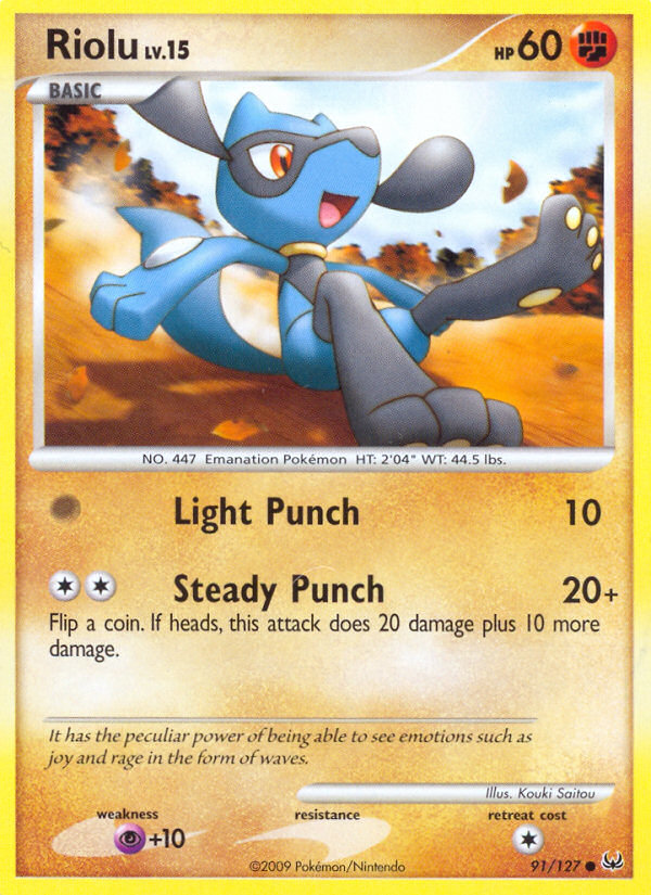 Riolu (91/127) [Platinum: Base Set] | L.A. Mood Comics and Games