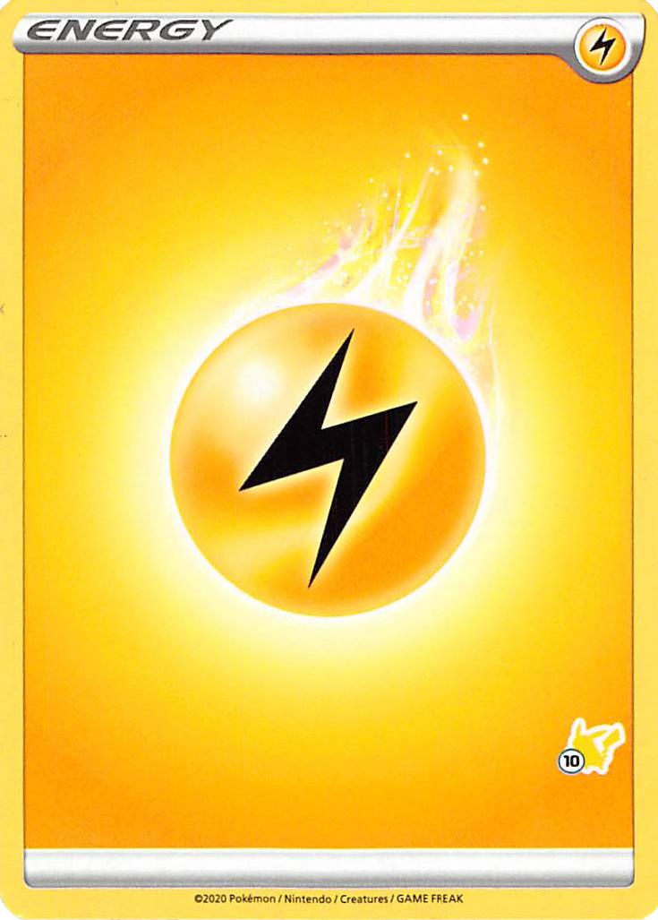 Lightning Energy (Pikachu Stamp #10) [Battle Academy 2022] | L.A. Mood Comics and Games