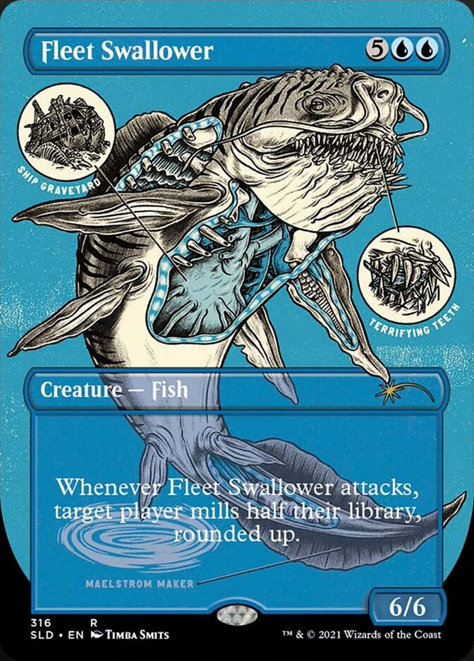 Fleet Swallower (Borderless Foil Etched) [Secret Lair Drop Series] | L.A. Mood Comics and Games