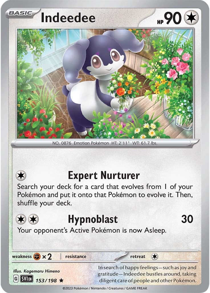Indeedee (153/198) [Scarlet & Violet: Base Set] | L.A. Mood Comics and Games