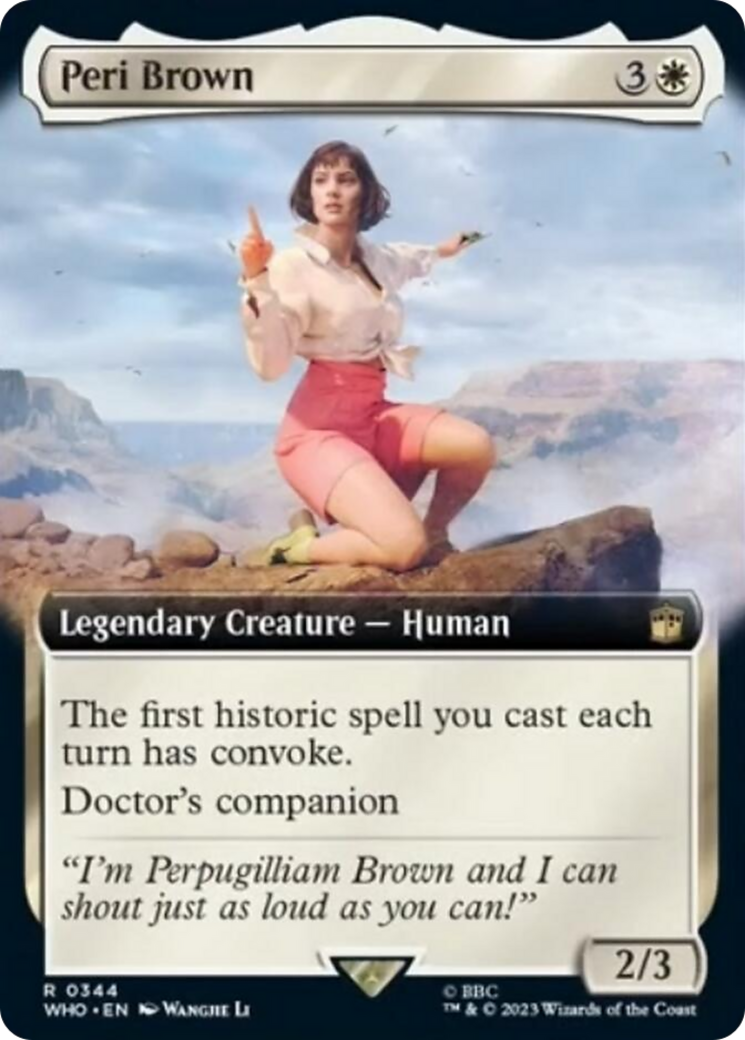 Peri Brown (Extended Art) [Doctor Who] | L.A. Mood Comics and Games