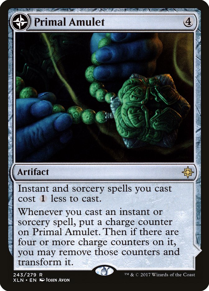 Primal Amulet // Primal Wellspring [Ixalan] | L.A. Mood Comics and Games
